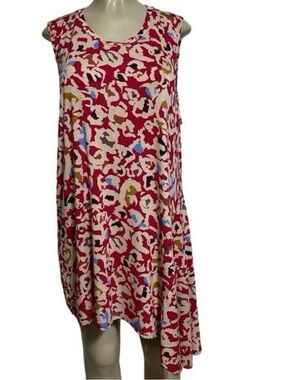 LOGO Layers Lori
Goldstein Tunic Women's
Size 2XL Multi-Color
Asymmetrical Top